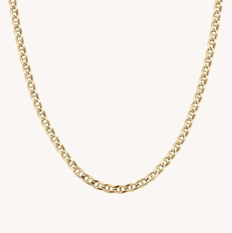 delicate pearl necklaces for women -Sicily Chain Necklace