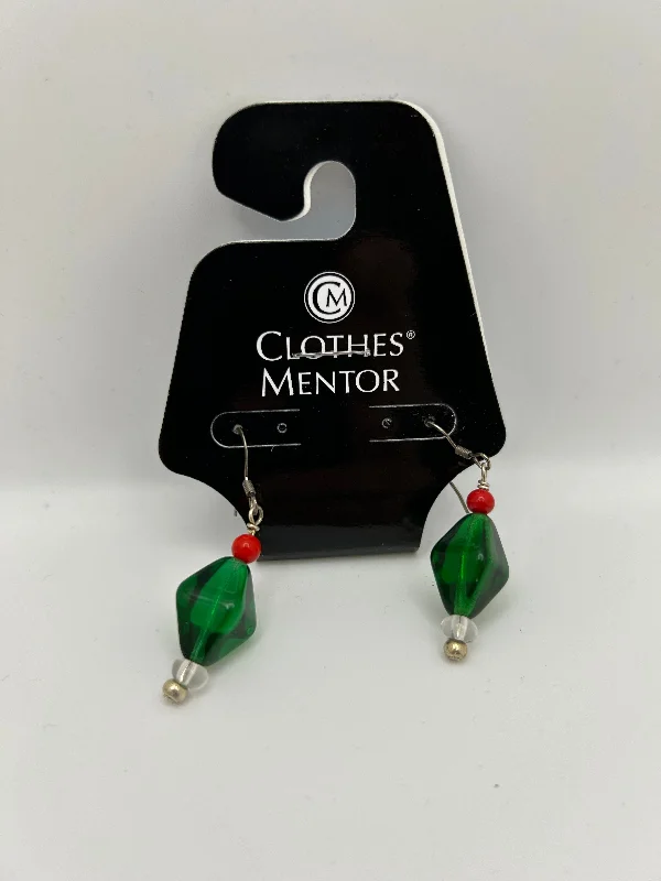 trendy earrings for women -Earrings Dangle/drop By Clothes Mentor