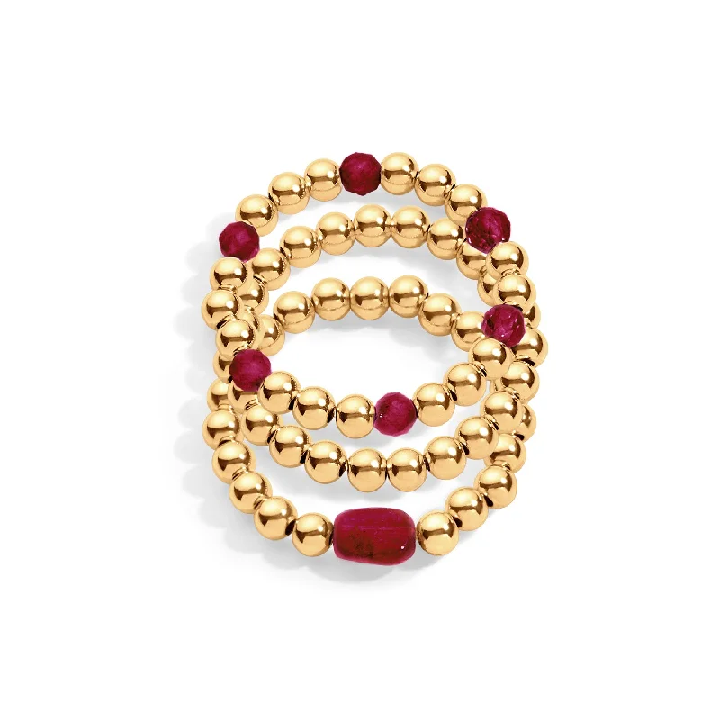 dainty gold necklaces for women -Confidence Ring Stack