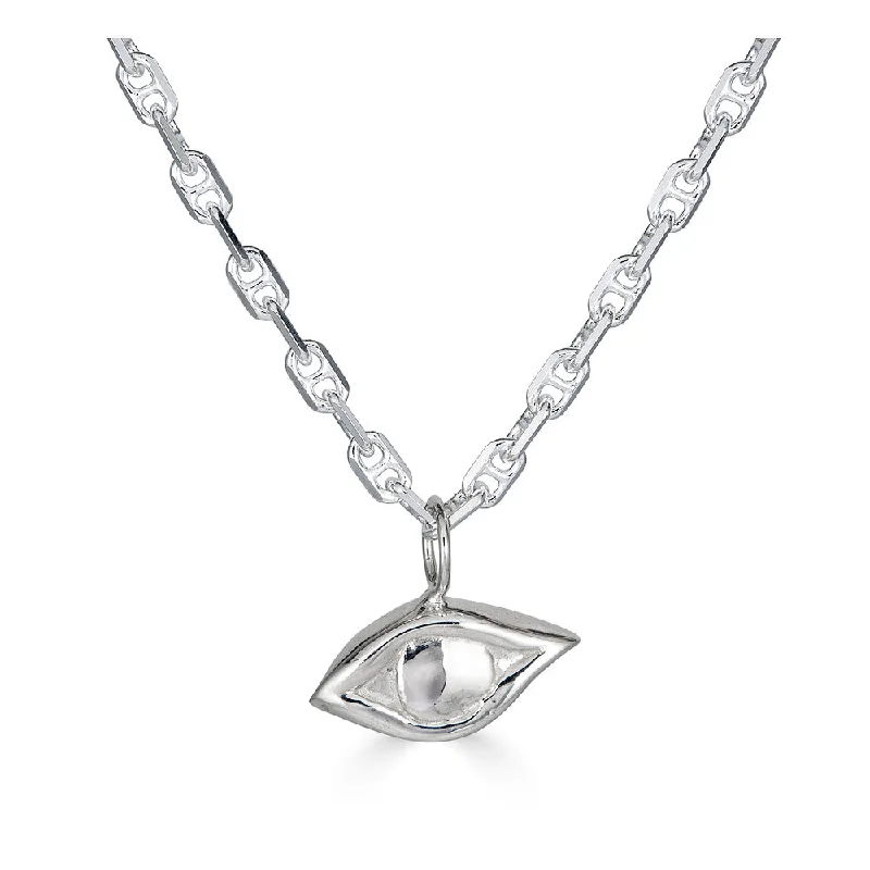 crystal pendant necklaces for women -Mini Protective Eye Charm x The Hunt