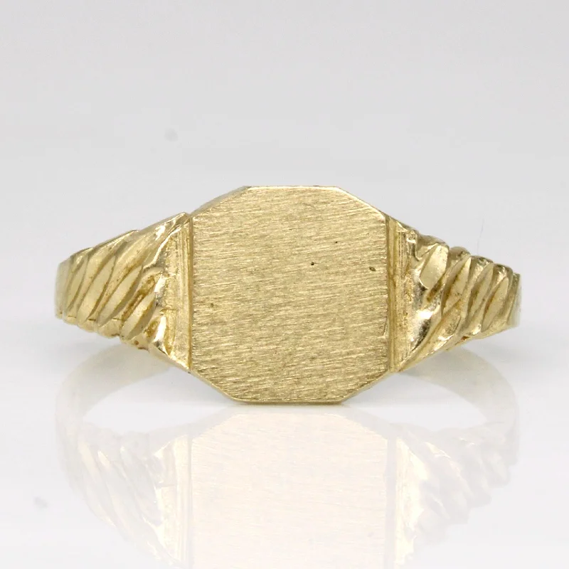 10k Yellow Gold Ring | SZ 8 |