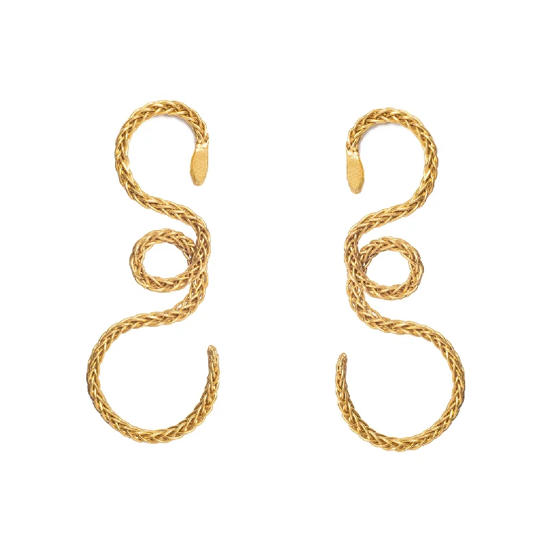 long earrings for women -COBRA EARRINGS