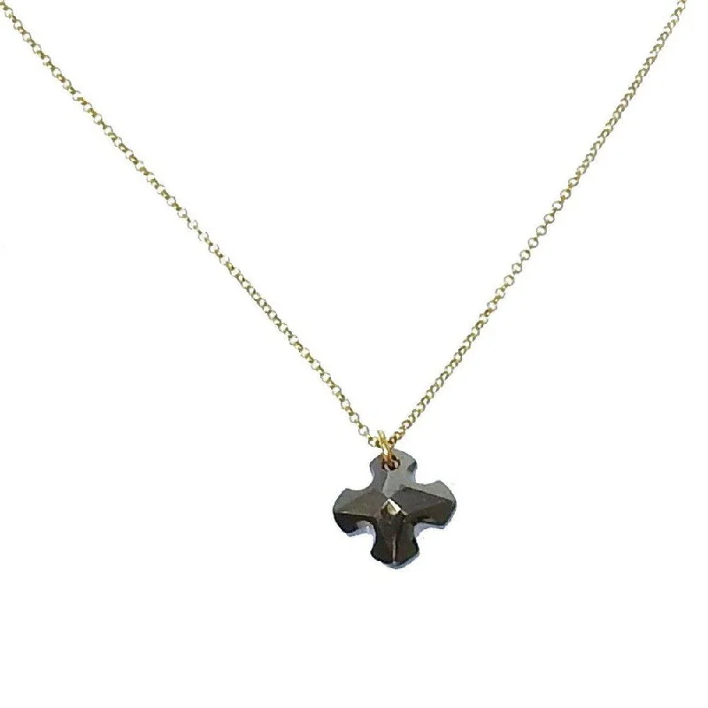 simple necklaces for women -Allure Greek Cross Necklace