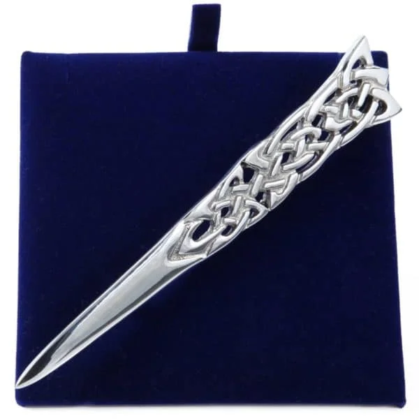 fashion accessory brooches -Pewter Kilt Pin