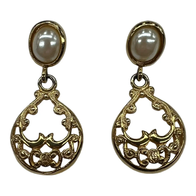 vintage drop earrings -Earrings Dangle/Drop By Clothes Mentor In Gold