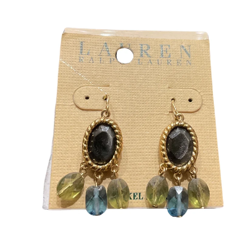 modern earrings for women -Earrings Dangle/drop By Lauren By Ralph Lauren, Size: 02 Piece Set