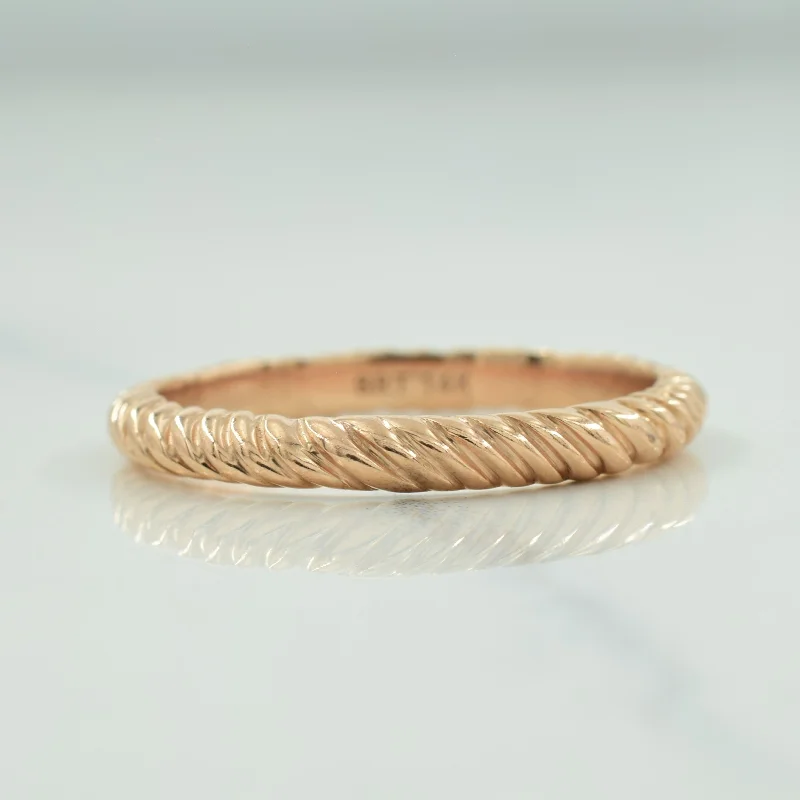 14k Rose Gold Ring | SZ 8.5 |