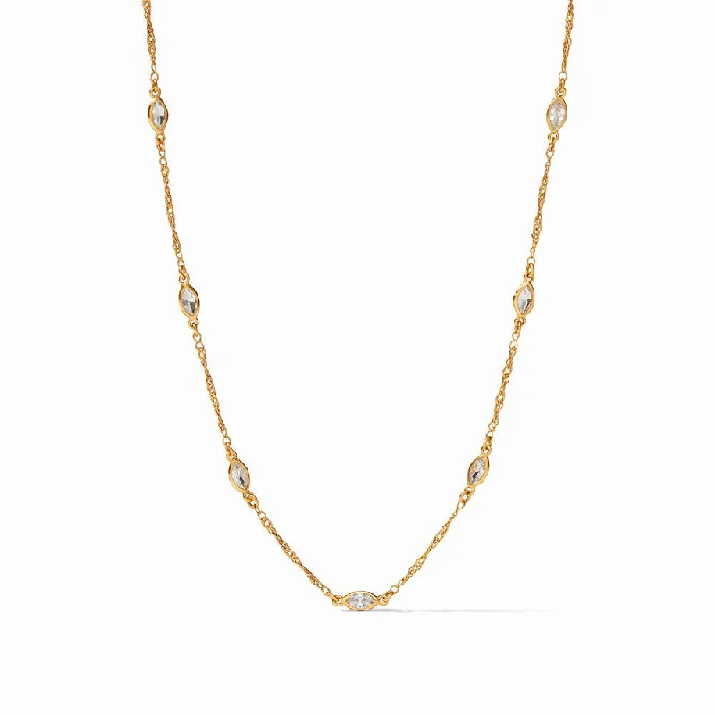 romantic necklaces for women -Charlotte Delicate Station Necklace