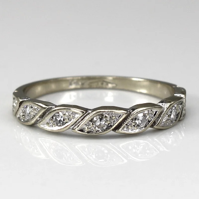 Diamond Wedding Band | 0.14ctw | SZ 6.75 |