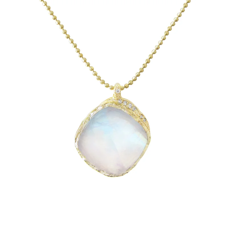 anniversary gift necklaces for women -Moonstone Cove Necklace