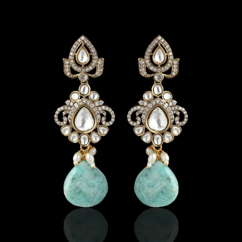 crystal stud earrings for women -Avani Earrings