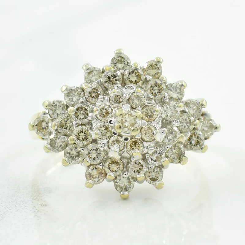 Diamond Cluster Ring | 0.75ctw | SZ 6.75 |