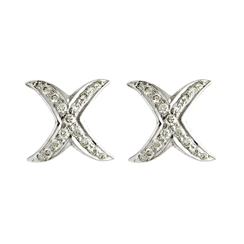 statement earrings for women -Earrings-Diamond