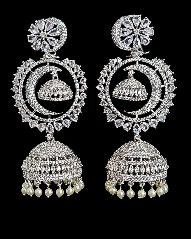 floral earrings for women -Falak Jhumka