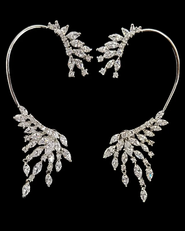 fashion statement earrings -Esra Ear Cuffs