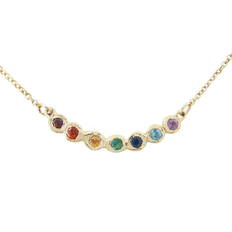 diamond necklaces for women -Tauri Rainbow Necklace