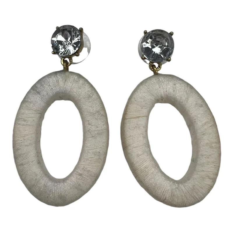 hoop earrings for women -Earrings Dangle/Drop By Clothes Mentor In Cream