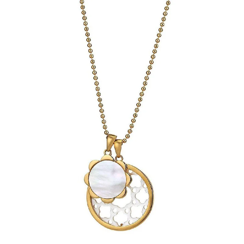 classic pendant necklaces for women -Carlotta and Flower Necklace