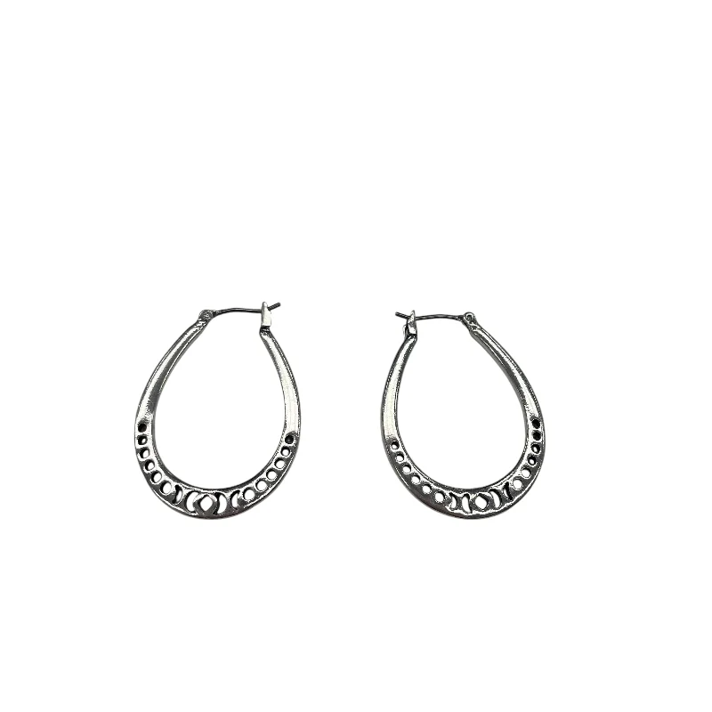 women's gold earrings -Earrings Dangle/Drop By Clothes Mentor In Silver