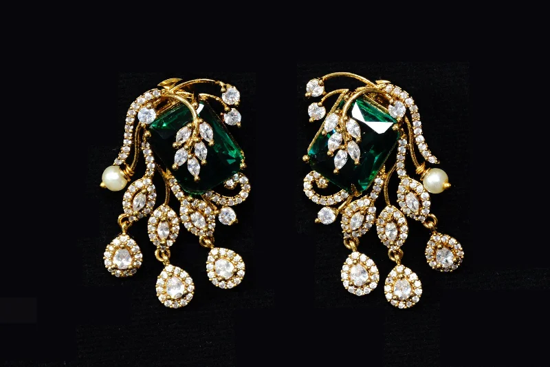 antique drop earrings for women -Vino Earrings