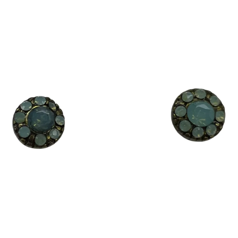 sterling silver earrings for women -Earrings Stud By Cmf In Blue