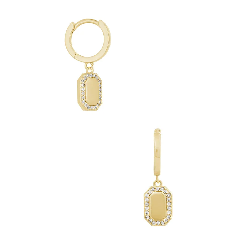 luxury diamond earrings for women -Cassis Hoops